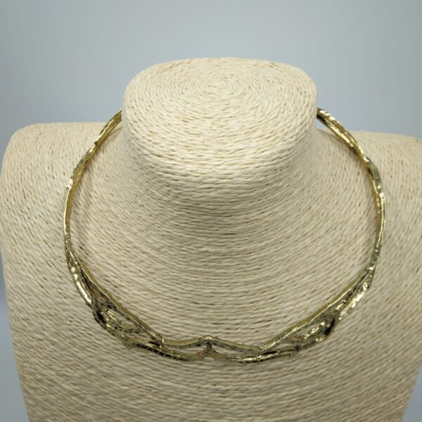 COLLANA GIROCOLLO OTTONE DORATO - immagine 2