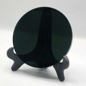 SPECCHIO DI OSSIDIANA CON SUPPORTO-CM 12