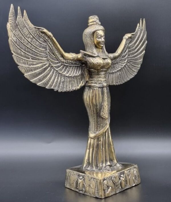 STATUA ISIDE IN BRONZO-CM 33 - immagine 2