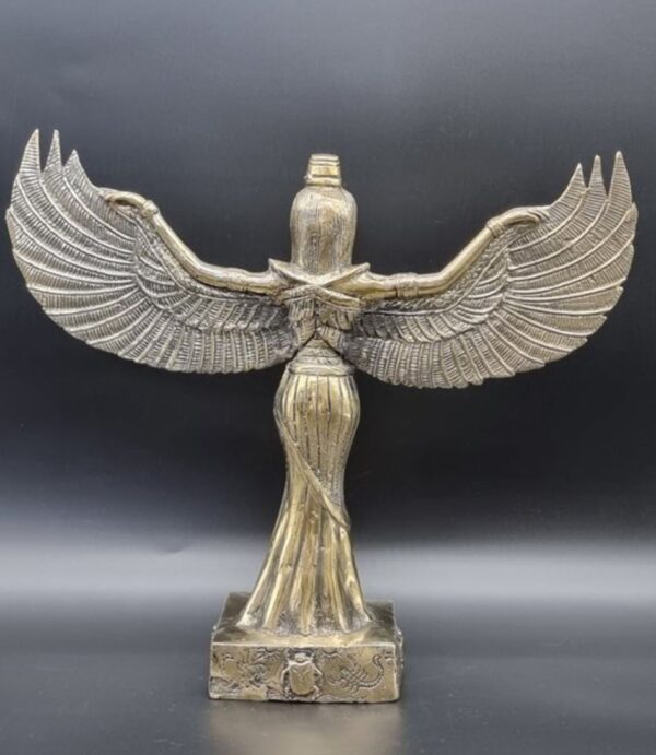 STATUA ISIDE IN BRONZO-CM 33 - immagine 3