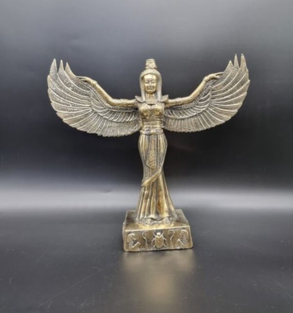 STATUA ISIDE IN BRONZO-CM 33 - immagine 4