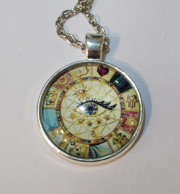 COLLANA CON CIONDOLO-OCCHIO DELLA STREGA