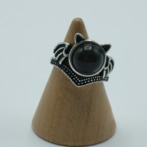 ANELLO REGOLABILE CON OSSIDIANA