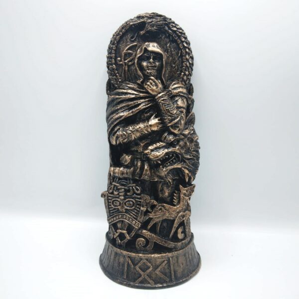 STATUA LOKI IN RESINA-CM 22 - immagine 2