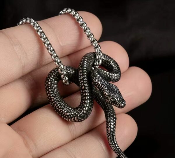 COLLANA CON SERPENTE - immagine 2