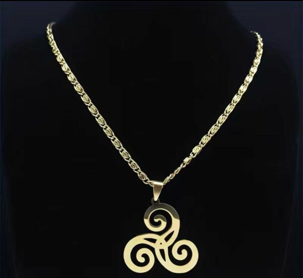 COLLANA DORATA CON TRISCELE - immagine 3