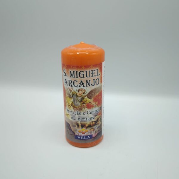 CANDELA ARANCIONE "ARCANGELO MICHELE” - CM 11
