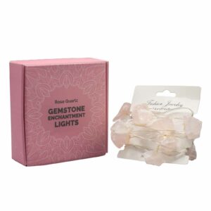 LUCI LED CON QUARZO ROSA