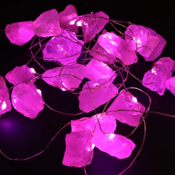 LUCI LED CON QUARZO ROSA - immagine 2
