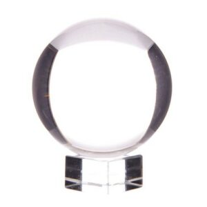 SFERA DI CRISTALLO CON BASE CM 4X4X2