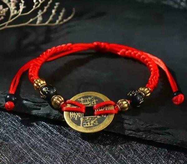 BRACCIALE IN FILO ROSSO FENG SHUI
