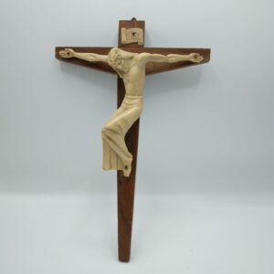CROCEFISSO IN LEGNO-CM 22X14