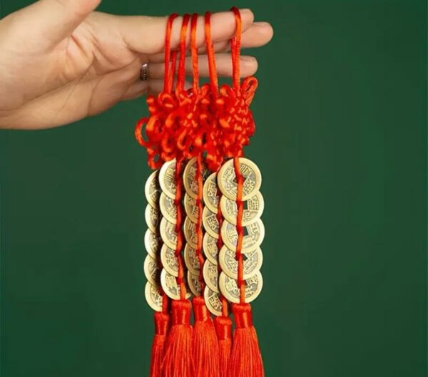 PORTAFORTUNA IN FILO ROSSO FENG SHUI