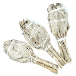 MINI TORCIA DI SALVIA BIANCA - 10 CM - SMUDGE STICK