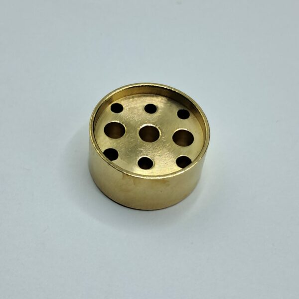 BRUCIA INCENSO TONDO IN OTTONE - CM 0,90